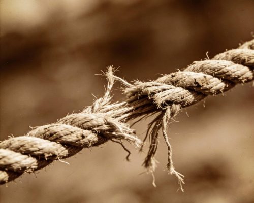torn rope