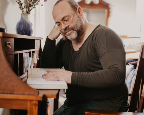 Yakir Englander studying
